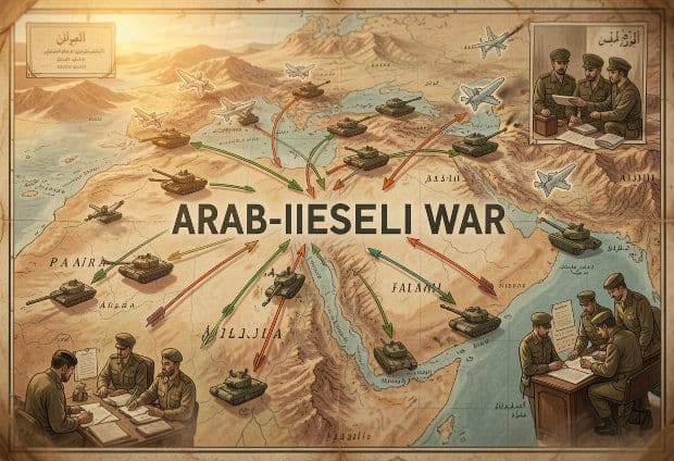 The Arab-Israeli Wars: The Conflict That Reshaped Middle Eastern Geopolitics and the Global Balance of Power