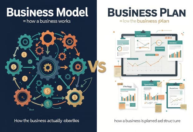 Business Model vs Business Plan: Are They the Same Thing? — Differences, Relationship, and Which Comes First