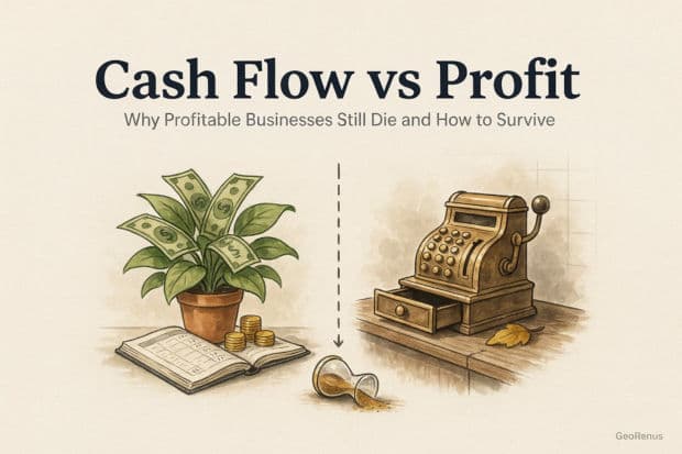 Cash Flow vs Profit -- Why Profitable Businesses Still Die and How to Survive